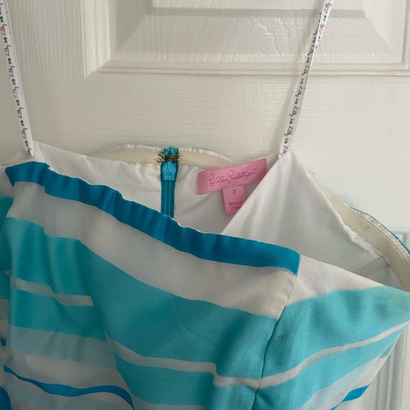 Lilly Pulitzer Striped Strapless Dress - Picture 3 of 3